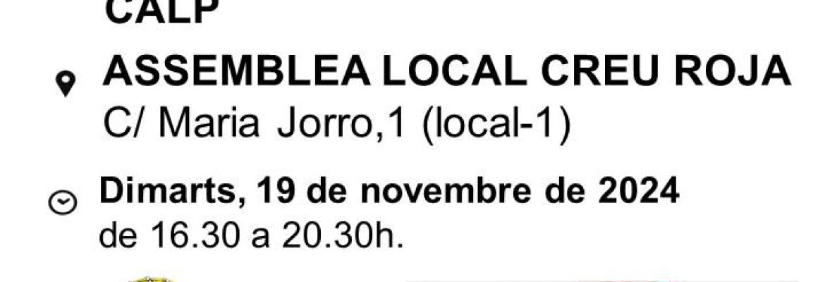 19/11 – Donación de Sangre por la Asociación Roger de Lauria